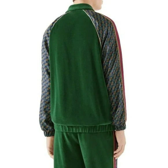 NWT Gucci Men's Bi-Material Oversize Jacket Horsebit Print Size XS (MSRP $2,200) - Picture 2 of 12